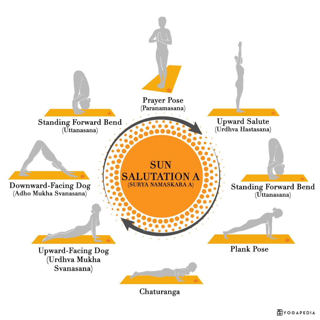 Sun salutation A surya namaskara