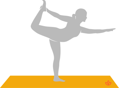 Natarajasana dancer's pose yoga